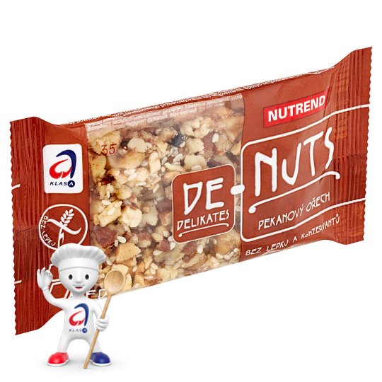 Nutrend DeNuts Pekanový ořech med 35g