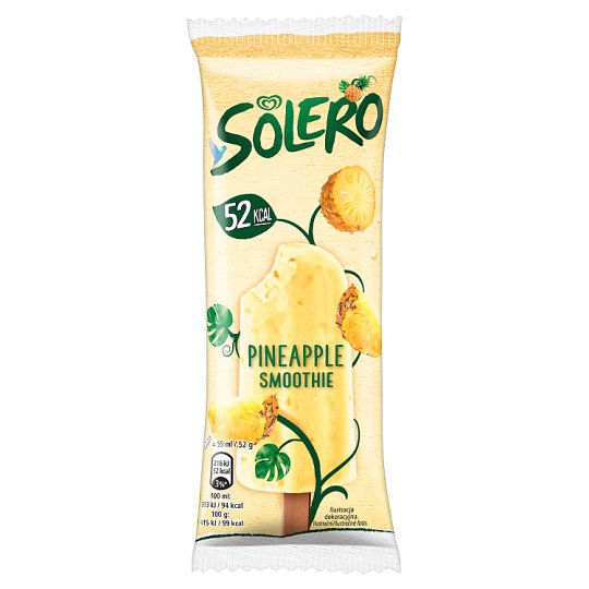 Solero Smoothie Ananas ovocná zmrzlina 55ml