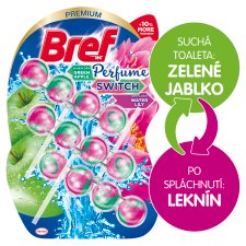 Bref Perfume Switch Apple and Water Lily tuhý WC blok 3 x 50g