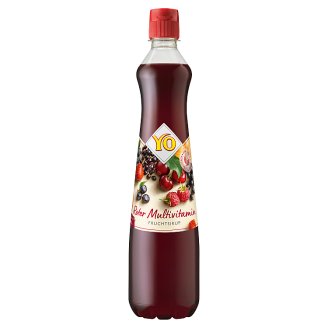 YO Multivitaminový sirup z více druhů červeného ovoce 0,7l