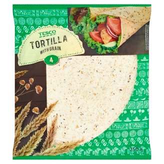 Tesco Tortilly z pšeničné mouky 4 x 62,5g
