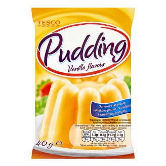 Tesco Puding v prášku s vanilkovou příchutí 40g