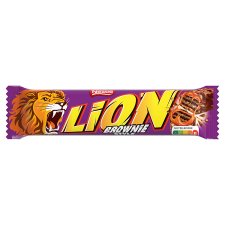 Lion Brownie Style, Bar with Wafer and Filling with Brownie Flavor in Milk Chocolate 40g