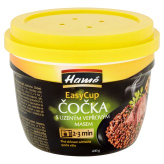 Hamé EasyCup Čočka s uzeným vepřovým masem 400g