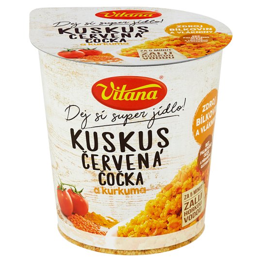Vitana Kuskus červená čočka a kurkuma 67g