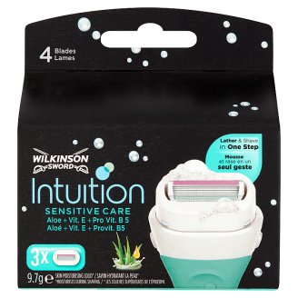 Wilkinson Sword Intuition Sensitive Care náhradní hlavice se 4 břity 3 ks