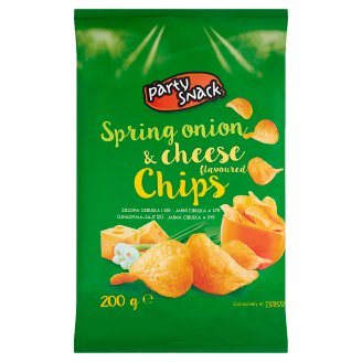 Party Snack Chips jarní cibulka a sýr 200g