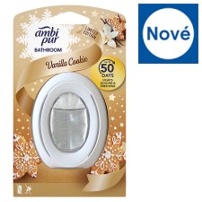 Ambi Pur Bathroom Nepřetržitý Osvěžovač Vzduchu, Bojuje S Pachy A Osvěžuje, Vanilla Cookie 1 Počet