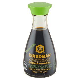 Kikkoman Sójová omáčka se sníženým obsahem soli 150ml