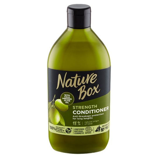 Nature Box Olive Oil Strength Conditioner 385ml Tesco Groceries