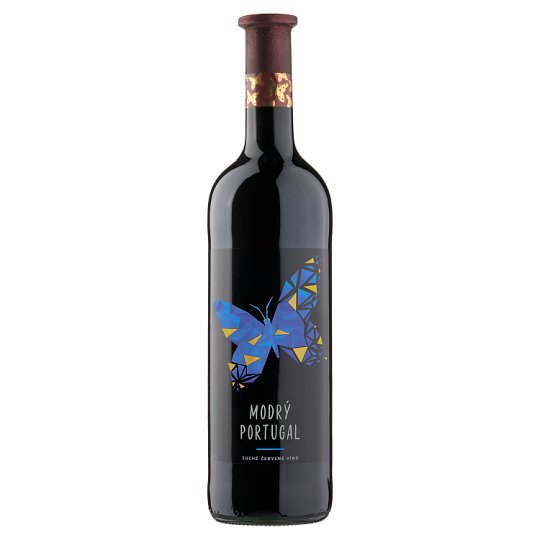 Víno Motýl Blue Portugal Dry Red Wine 0.75L