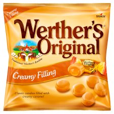 Werther's Original Creamy Filling Cream Candies with Caramel Filling 80g