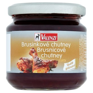 Valenzi Brusinkové chutney curry 220g