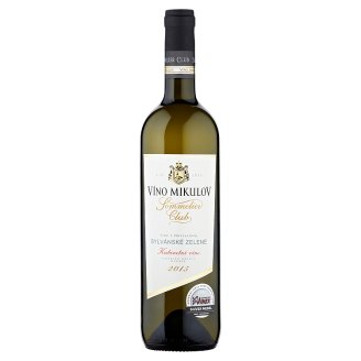 Víno Mikulov Sommelier Club Sylvánské zelené víno s přívlastkem suché bílé 0,75l