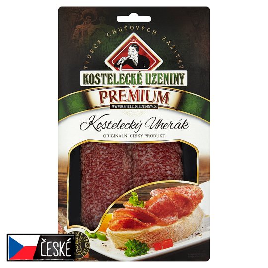 Kostelecké Uzeniny Premium Kostelecký uherák 80g - Tesco ...