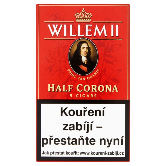 Willem II Half Corona doutníky 5 ks