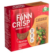 Finn Crisp Křupavé žitné plátky s kmínem 200g