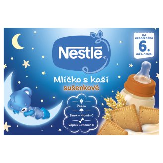 Nestlé Mlíčko s kaší sušenkové 2 x 200ml
