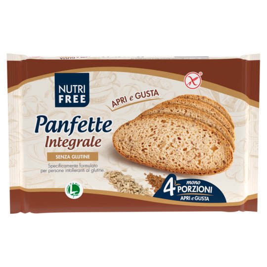 Panfette Wholemeal Sliced Bread 4 x 85g (340g)