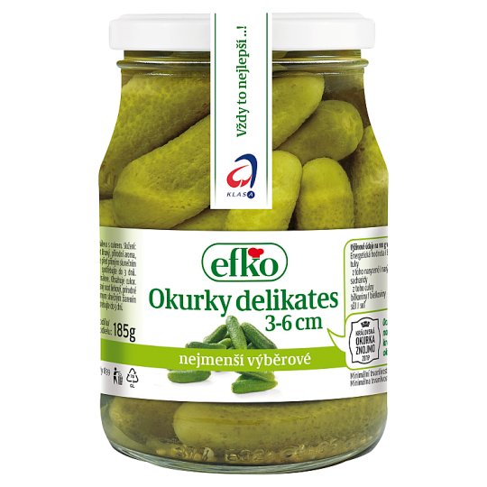 efko Okurky delikates 3-6 cm 330g