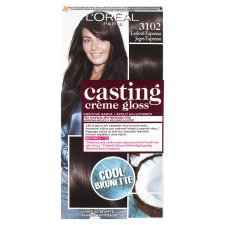 L'Oréal Paris Casting Creme Gloss semipermanentní barva na vlasy 3102 Ledové espresso, 48 +72 +60 ml