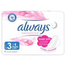 Always Platinum Secure Night Sanitary Towels With Wings 7 Pads