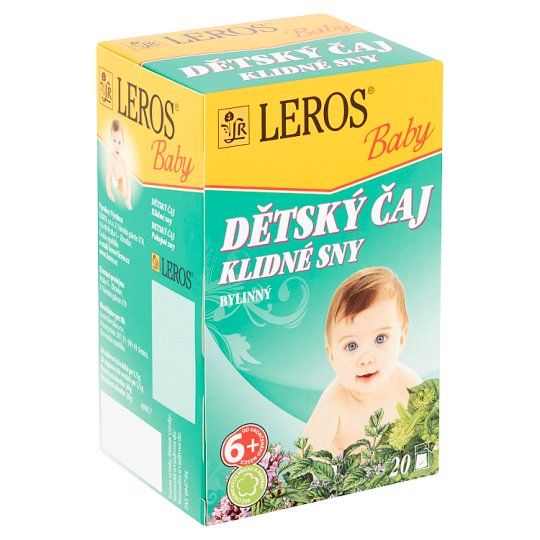 Leros Baby Dětský čaj klidné sny bylinný 20 x 1,5g