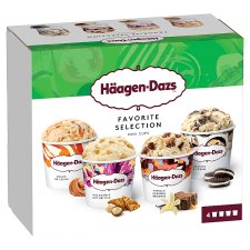 Häagen-Dazs Favorite Selection Variations of Creamy Ice Creams 4 x 95ml