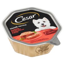 Cesar Kompletní mokré krmivo pro dospělé psy s lahodným hovězím a kuřecím 150g