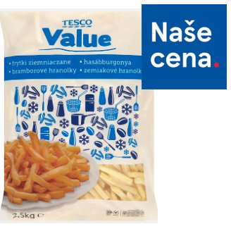 Tesco Value Bramborové hranolky 2,5kg