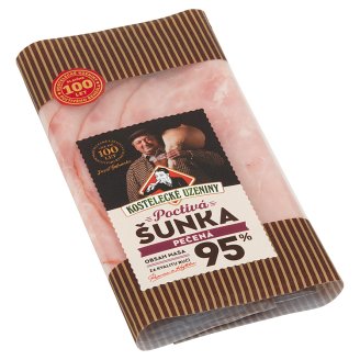 Kostelecké Uzeniny Poctivá pečená šunka 0,100kg