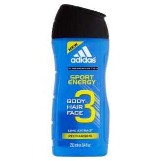 Adidas Sport Energy 3v1 sprchový gel 250ml
