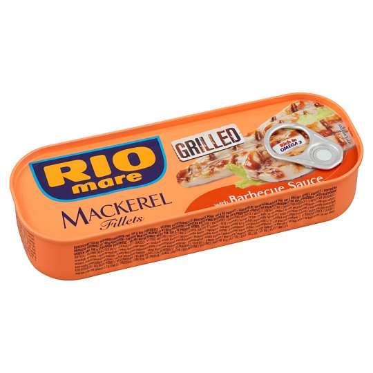 Rio Mare Grilled Fillets of Mackerel with Barbecue Sauce 120g