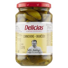 Delicias Cornichons okurčičky 370g