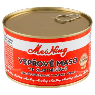 Vepřové maso ve vlastní šťávě 400g