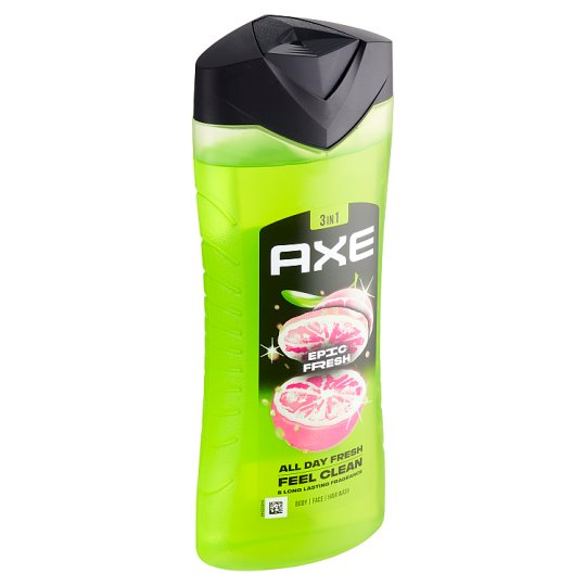 Axe Epic Fresh Shower Gel 3in1 Body Face Hair Wash 400ml Tesco Groceries