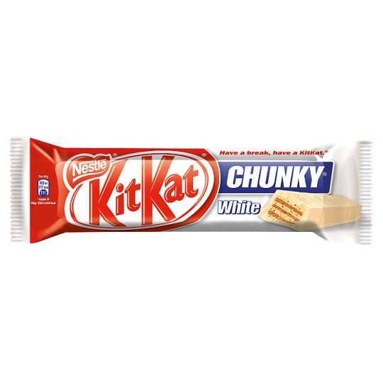 NESTLÉ KITKAT CHUNKY WHITE Oplatka v bílé čokoládě 40g