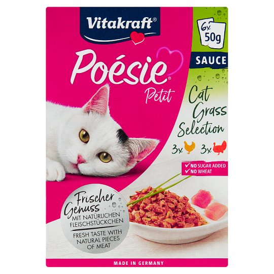 Vitakraft Poésie Petit Complete Food for Cats 6 x 50g (300g) Tesco