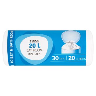 Tesco Pytle na odpadky vhodné do koupelny a na toaletu 20l 30 ks