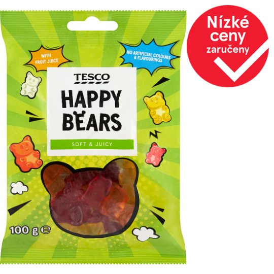 Tesco Jelly with Fruit Flavors 100g Tesco Groceries