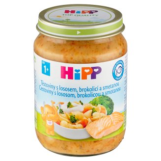 HiPP Těstoviny s lososem, brokolicí a smetanou 250g