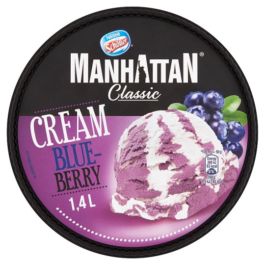 Manhattan Classic Mražený krém smetanovo-borůvkový 1400ml