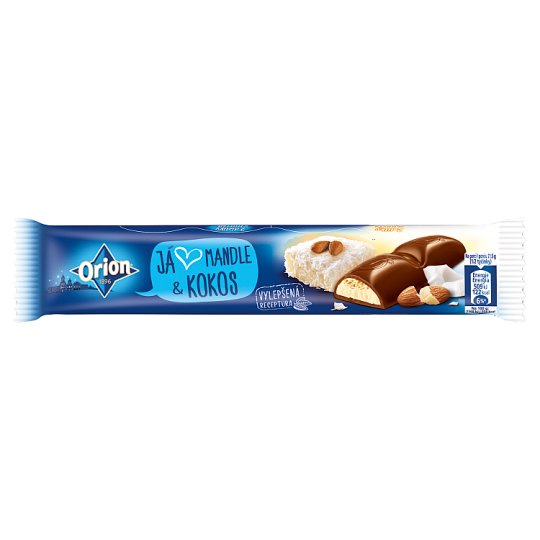 ORION mléčná čokoláda s kokosovou náplní 43g