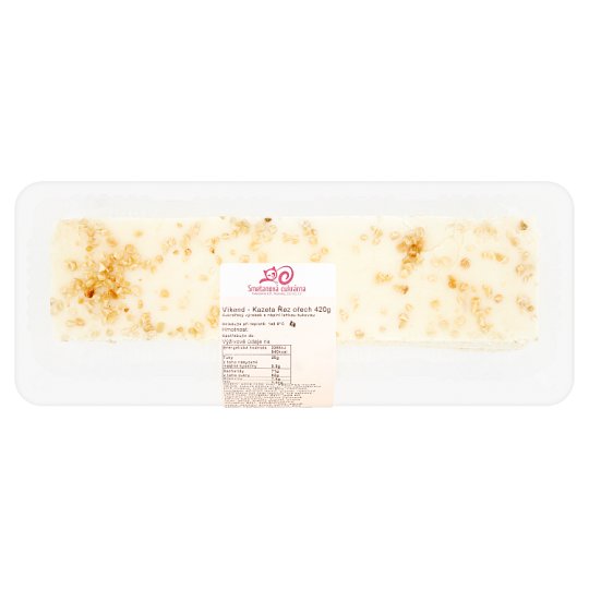 Smetanová cukrárna Víkend kazeta řez ořech 420g