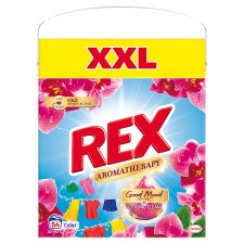 REX prací prášek Aromatherapy Orchid Color BOX 54 praní, 2,97kg