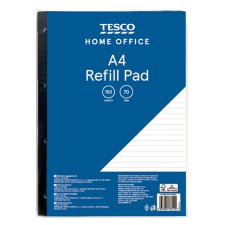 Tesco Home Office Refill Pad A4 150 Sheets