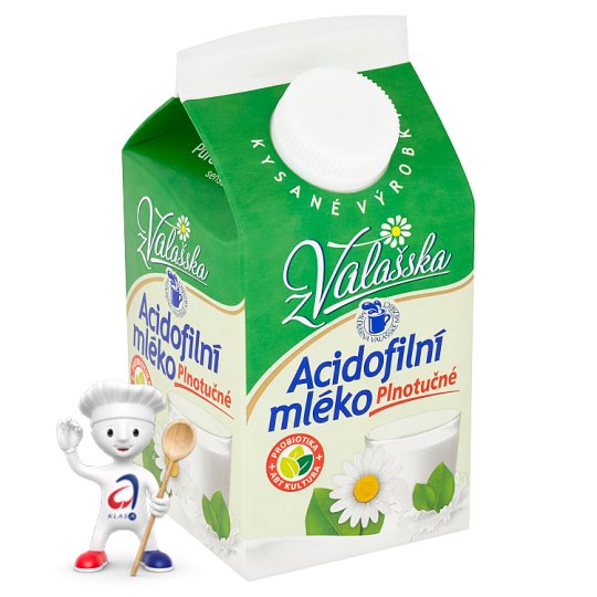 Mlékárna Valašské Meziříčí Acidofilní mléko plnotučné 500g
