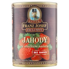 Franz Josef Kaiser Exclusive Jahody ve sladkém nálevu 400g