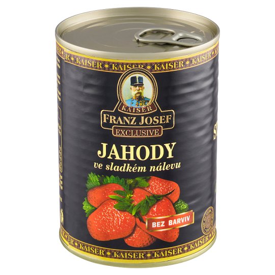 Franz Josef Kaiser Exclusive Jahody ve sladkém nálevu 400g