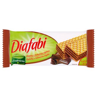 Pečivárne Liptovský Hrádok Diafabi oplatky s kakaovou náplní 35g